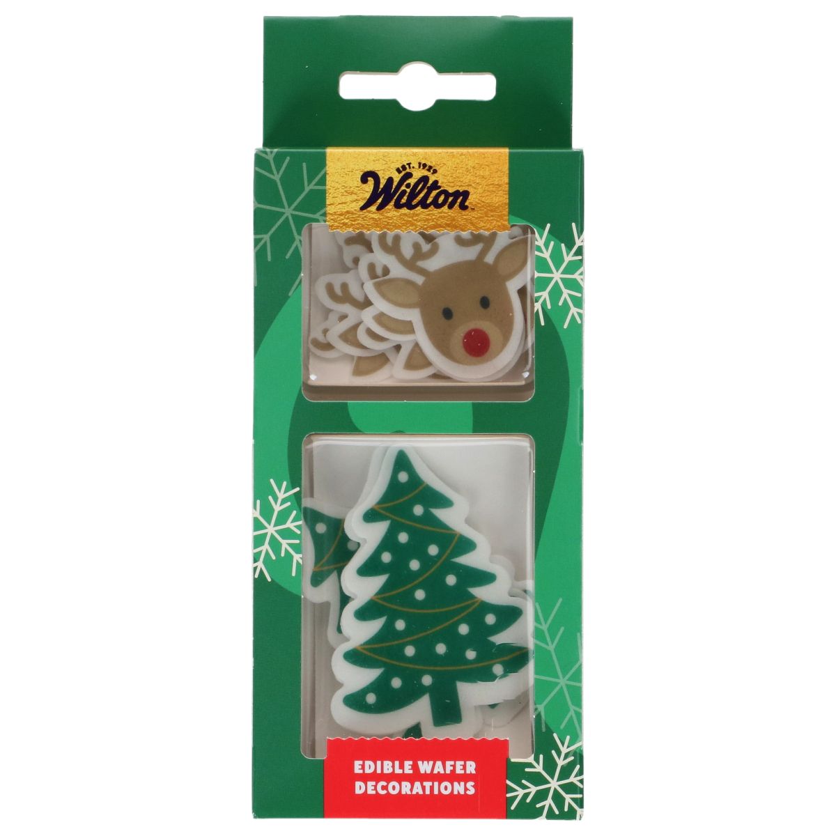 Wilton | Ouwel decoratie Rendier en kerstboom