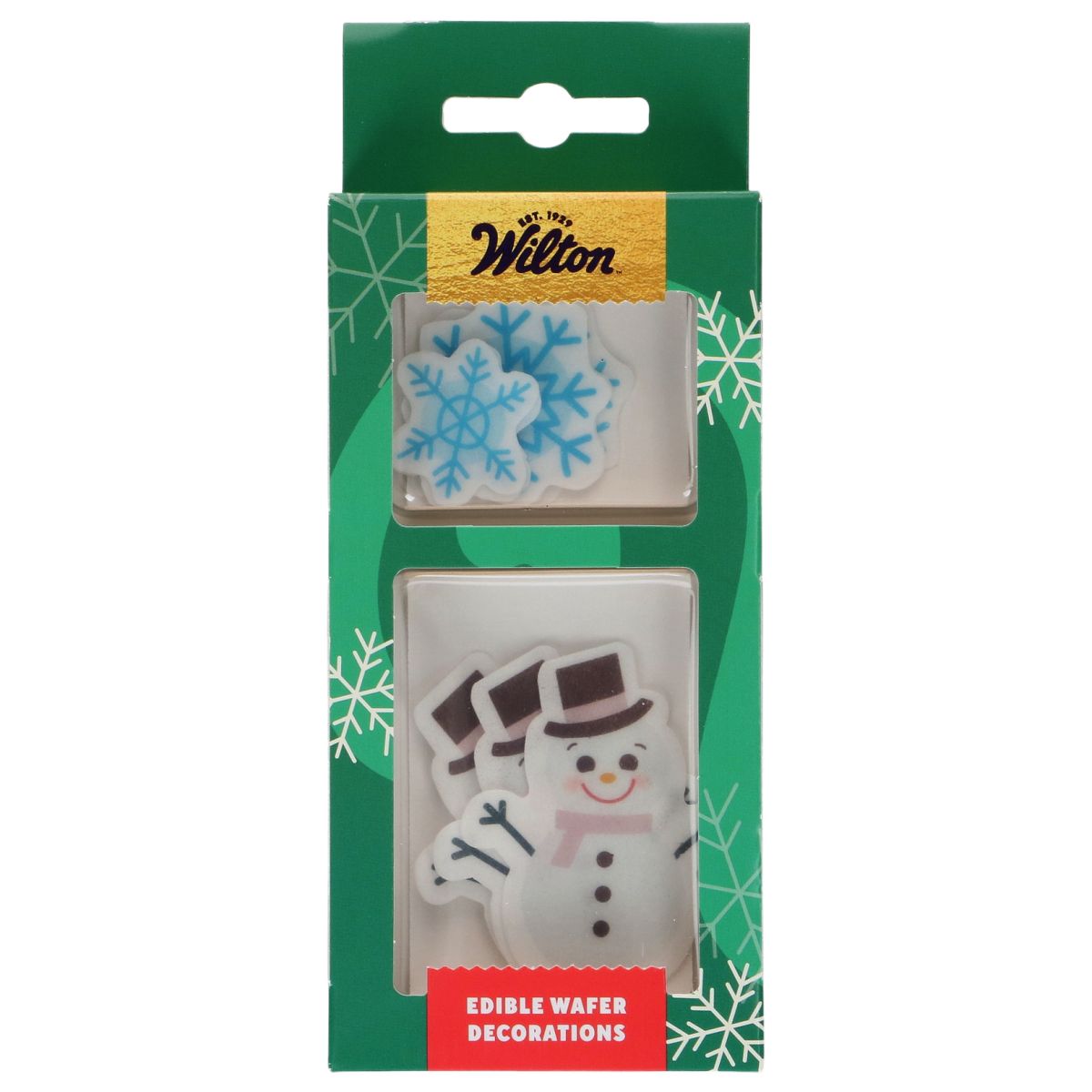 Wilton | Ouwel Decoratie Sneeuwmannen en sneeuvlokken