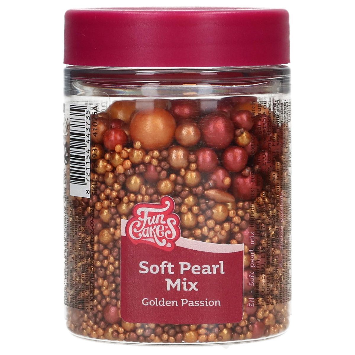 FunCakes | Soft Pearls Mix Golden Passion 80g