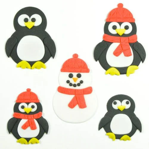 FMM | Mummy & Baby Penguin cutter (set/4)