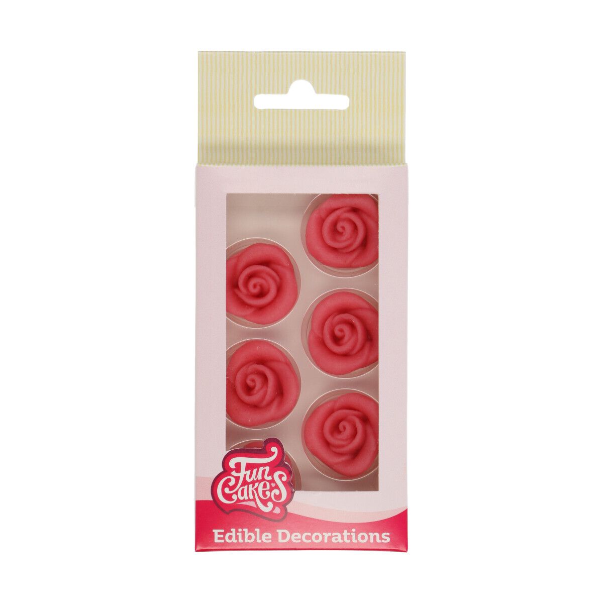 FunCakes | Marsepein deco Rozen Roze /6