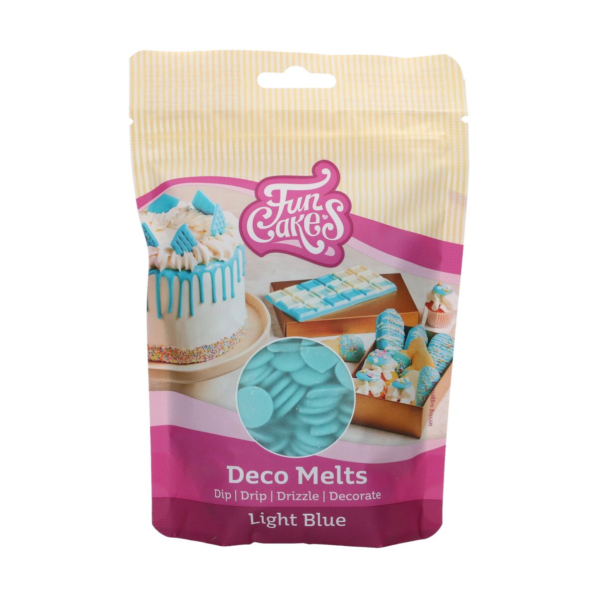 Funcakes | Deco melts light blue 250g