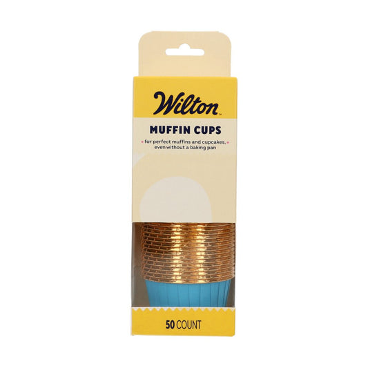Wilton | Baking cups blauw/50