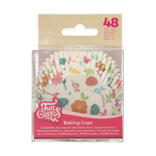 FunCakes | Baking Cups Floral (normaal) (set/48)