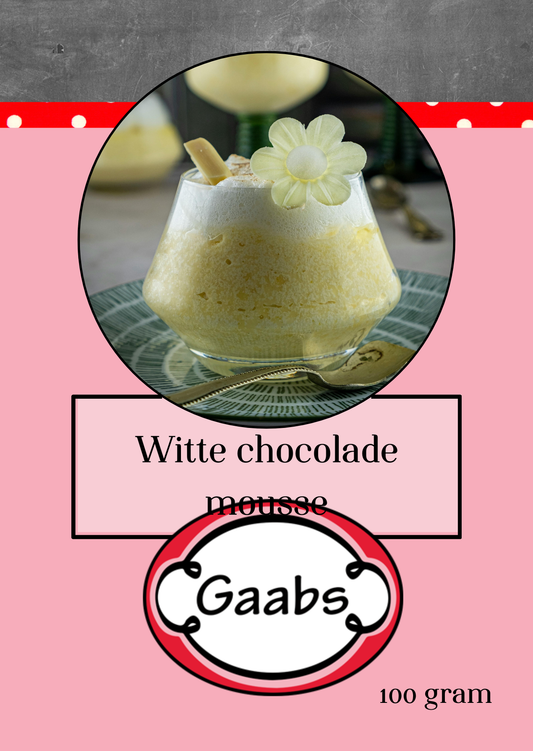 Gaabs | Witte chocolademousse