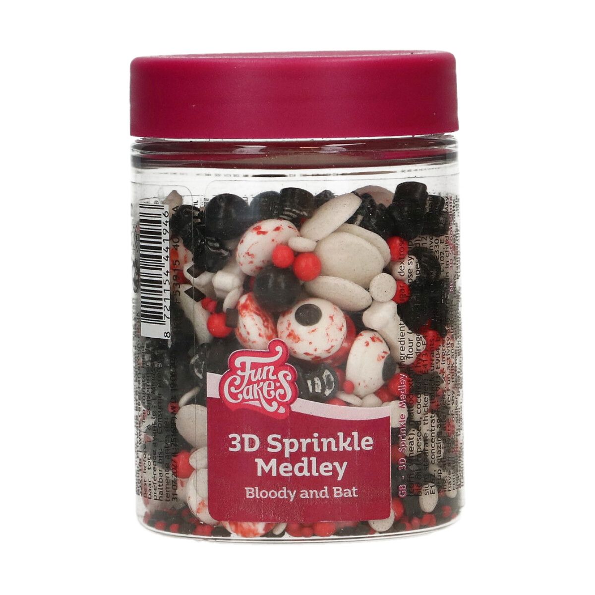FunCakes| 3D Sprinkle MEdley Bloody and Bat