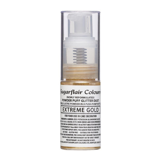 SugarFlair | Pump Glitter Spray Extreme Gold
