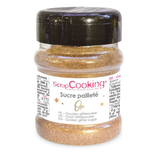 Scrapcooking | Goud glittersuiker