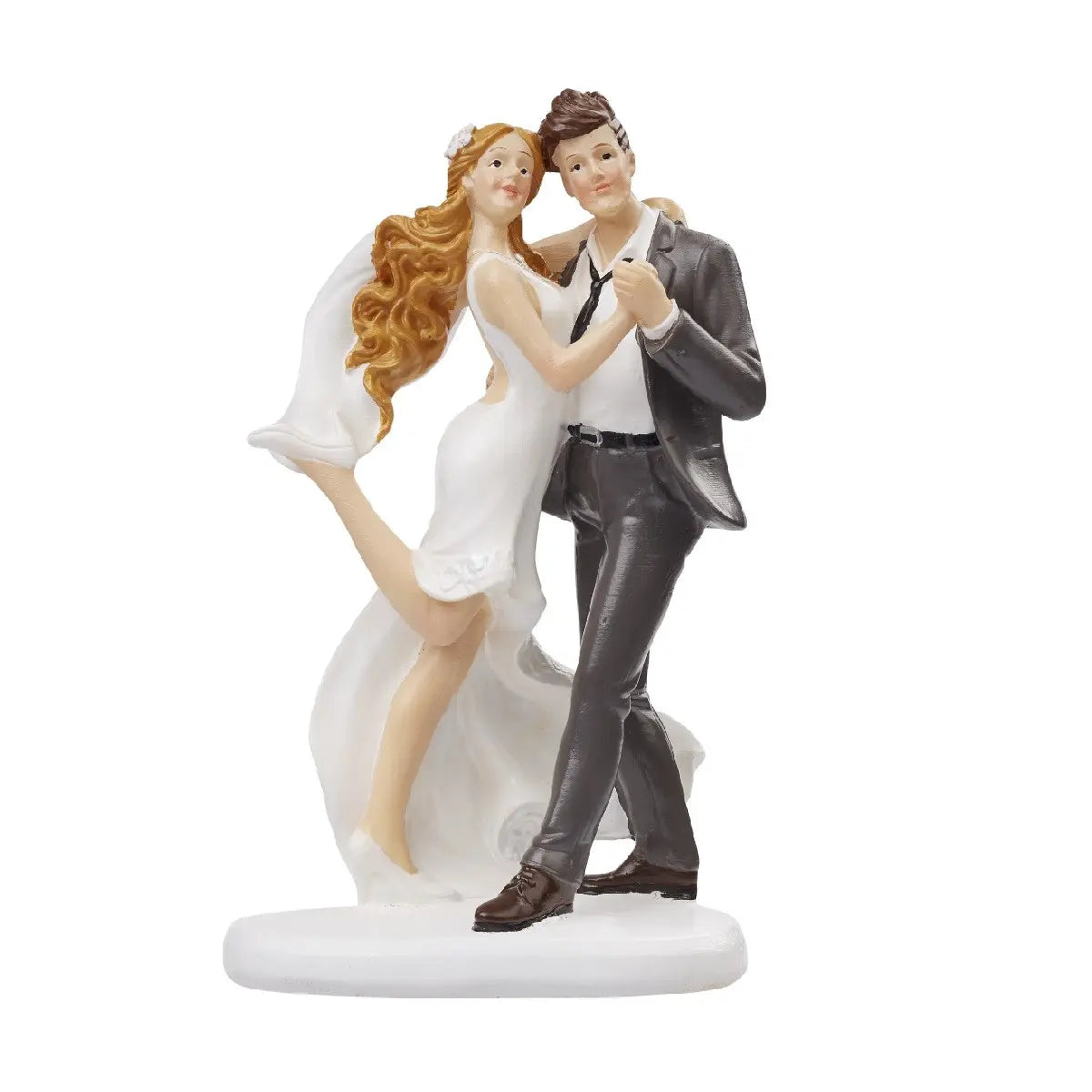 Taarttopper Bruidspaar Dansend 13cm
