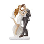 Taarttopper Bruidspaar Dansend 13cm