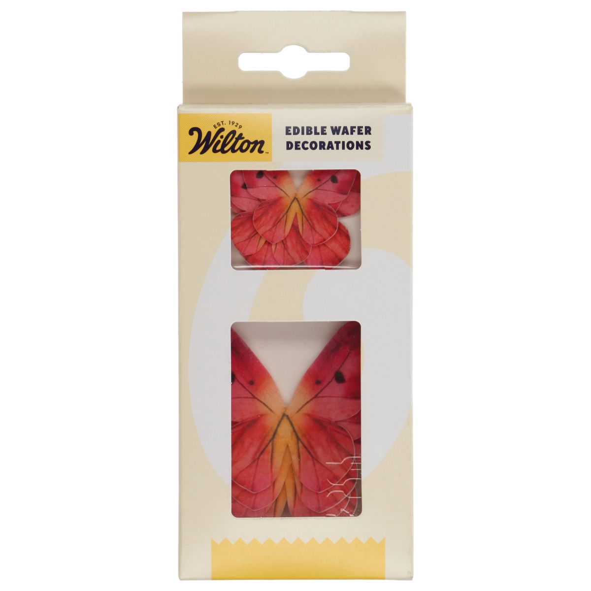 Wilton | Eetbare Papieren deco Vlinders ombre roze