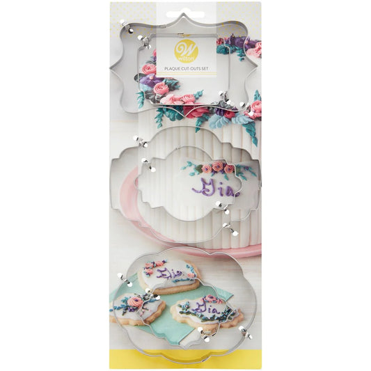 Wilton | Cookie cutter Plaque set/6