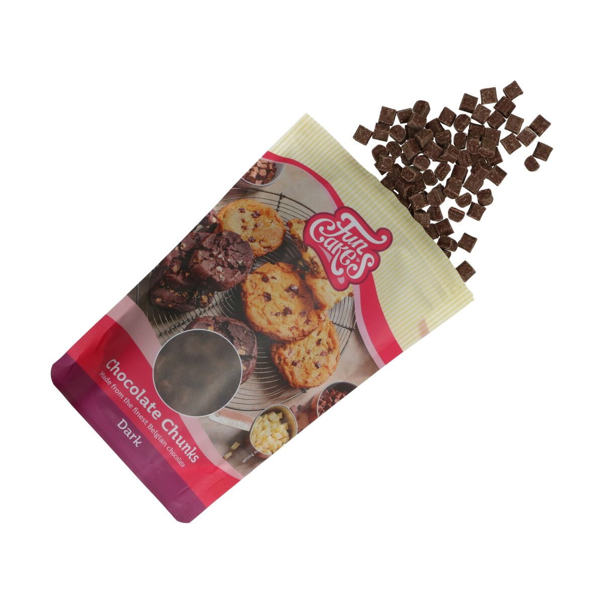 FunCakes | Chocolade Chunks Puur