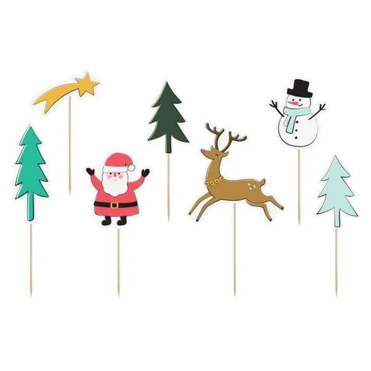 partydeco | merry xmas toppers