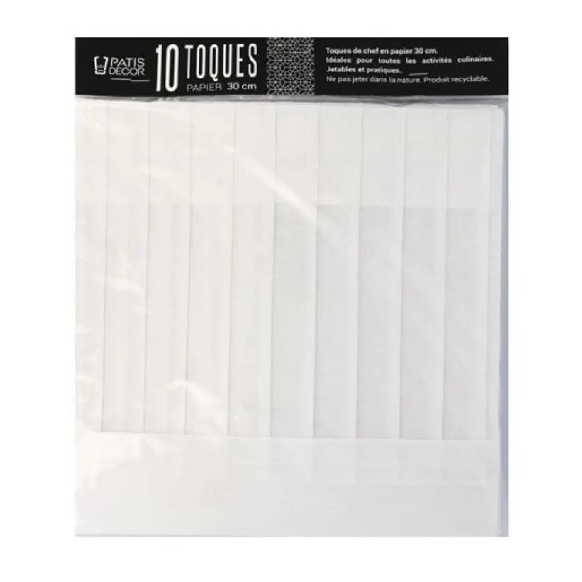 PatisDecor | Kokmutsen 30cm 10 stuks
