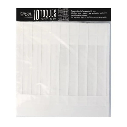 PatisDecor | Kokmutsen 30cm 10 stuks