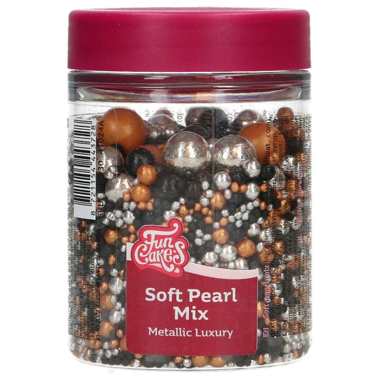 FunCakes | Soft Pearls Mix Metallic Luxury 80 g